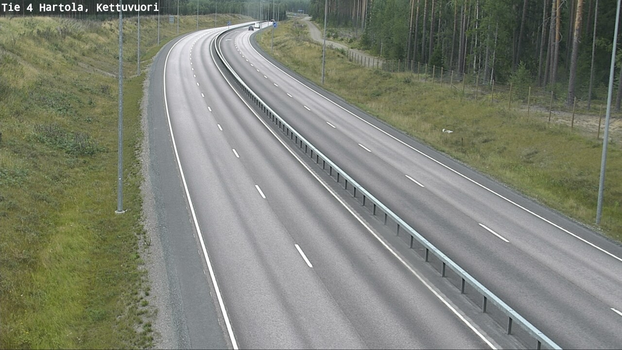 Weather Camera Image Road 4 Hartola, Kettuvuori, Hartola, Päijät-Häme