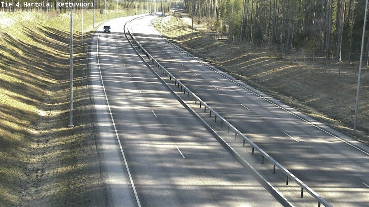 Weather Camera Image Väg 4 Hartola, Kettuvuori, Hartola, Päijät-Häme