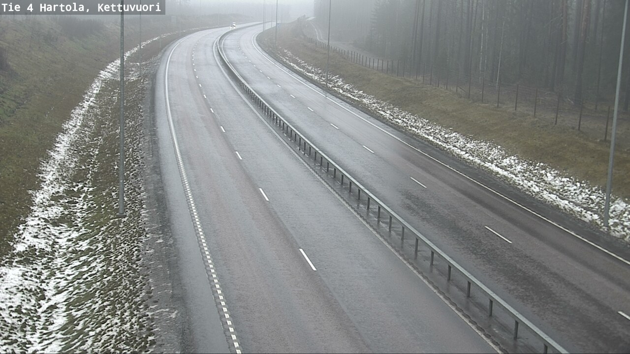 Weather Camera Image Väg 4 Hartola, Kettuvuori, Hartola, Päijät-Häme