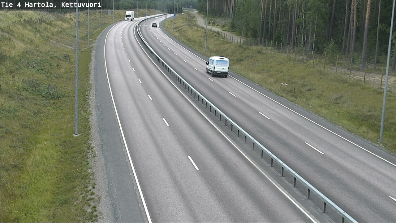 Weather Camera Image Road 4 Hartola, Kettuvuori, Hartola, Päijät-Häme