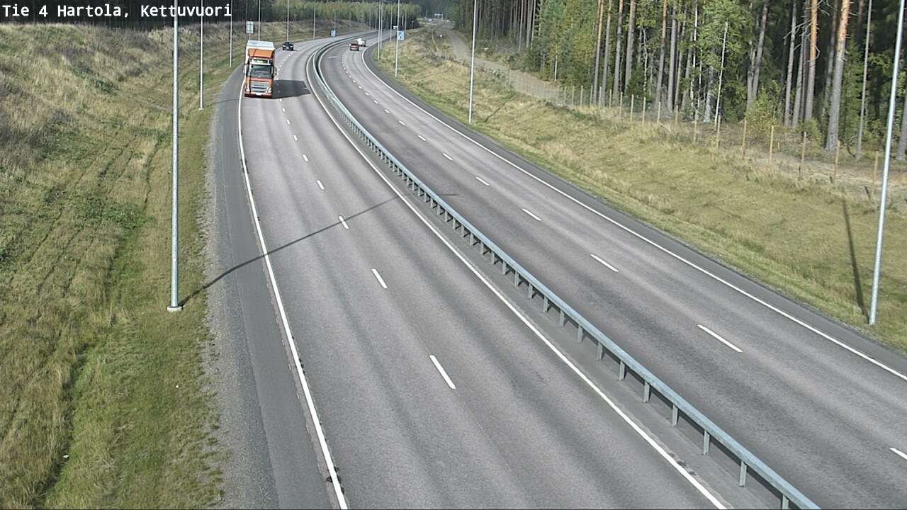 Weather Camera Image Road 4 Hartola, Kettuvuori, Hartola, Päijät-Häme