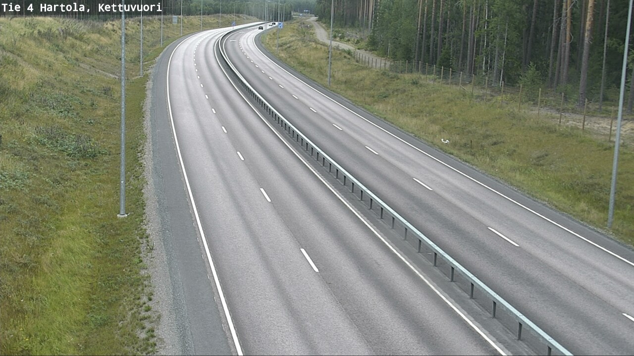Weather Camera Image Road 4 Hartola, Kettuvuori, Hartola, Päijät-Häme