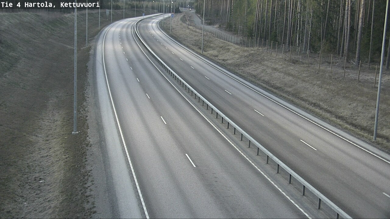 Weather Camera Image Väg 4 Hartola, Kettuvuori, Hartola, Päijät-Häme