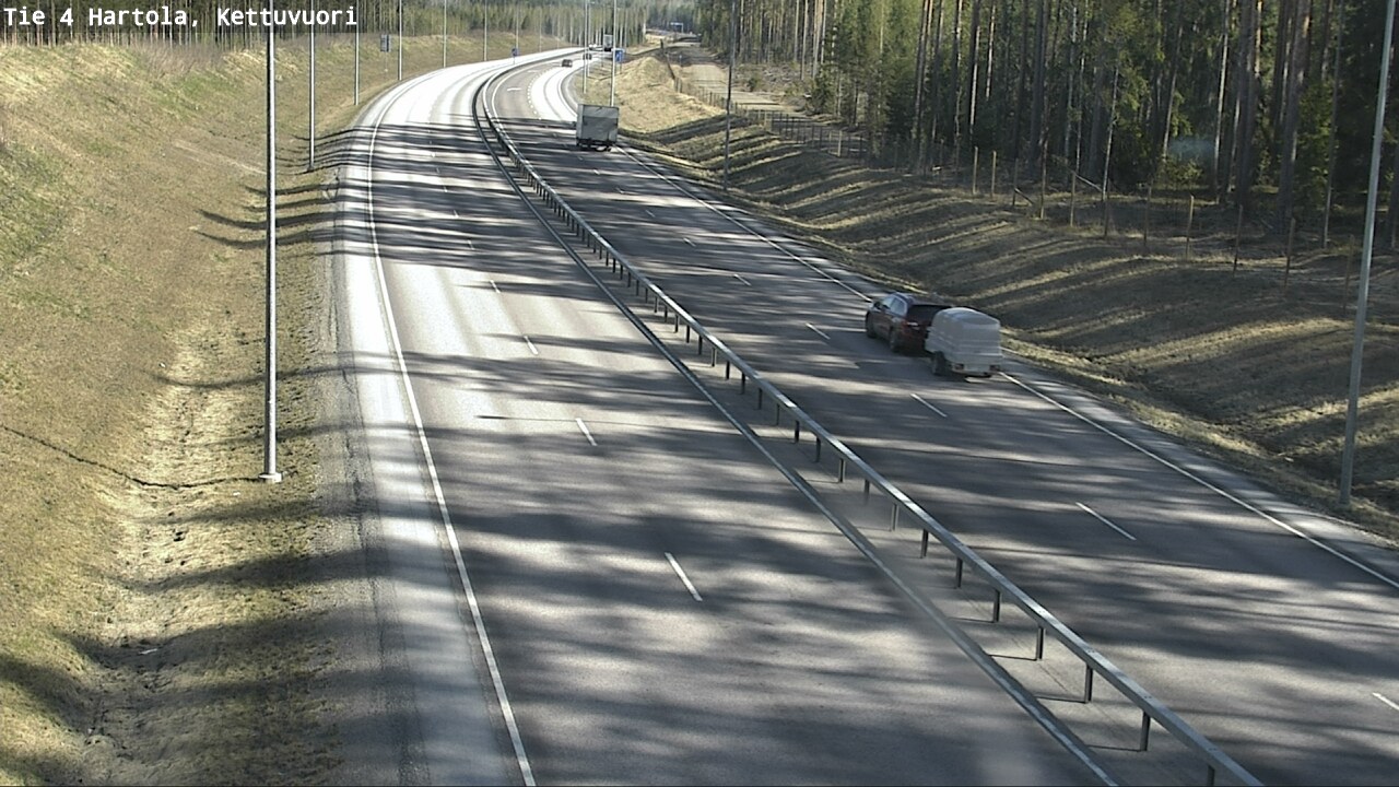 Weather Camera Image Road 4 Hartola, Kettuvuori, Hartola, Päijät-Häme