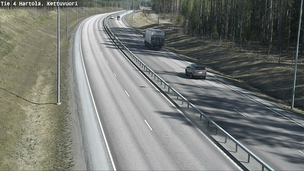 Weather Camera Image Road 4 Hartola, Kettuvuori, Hartola, Päijät-Häme