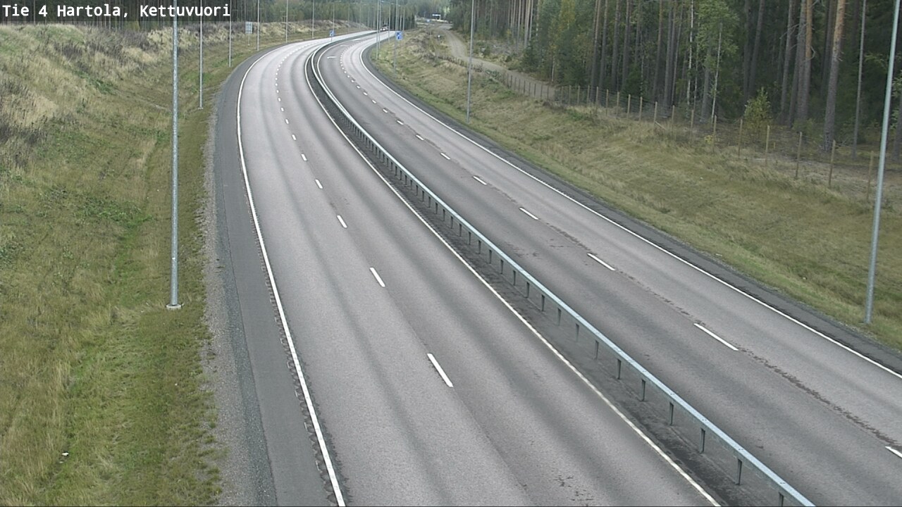 Weather Camera Image Road 4 Hartola, Kettuvuori, Hartola, Päijät-Häme