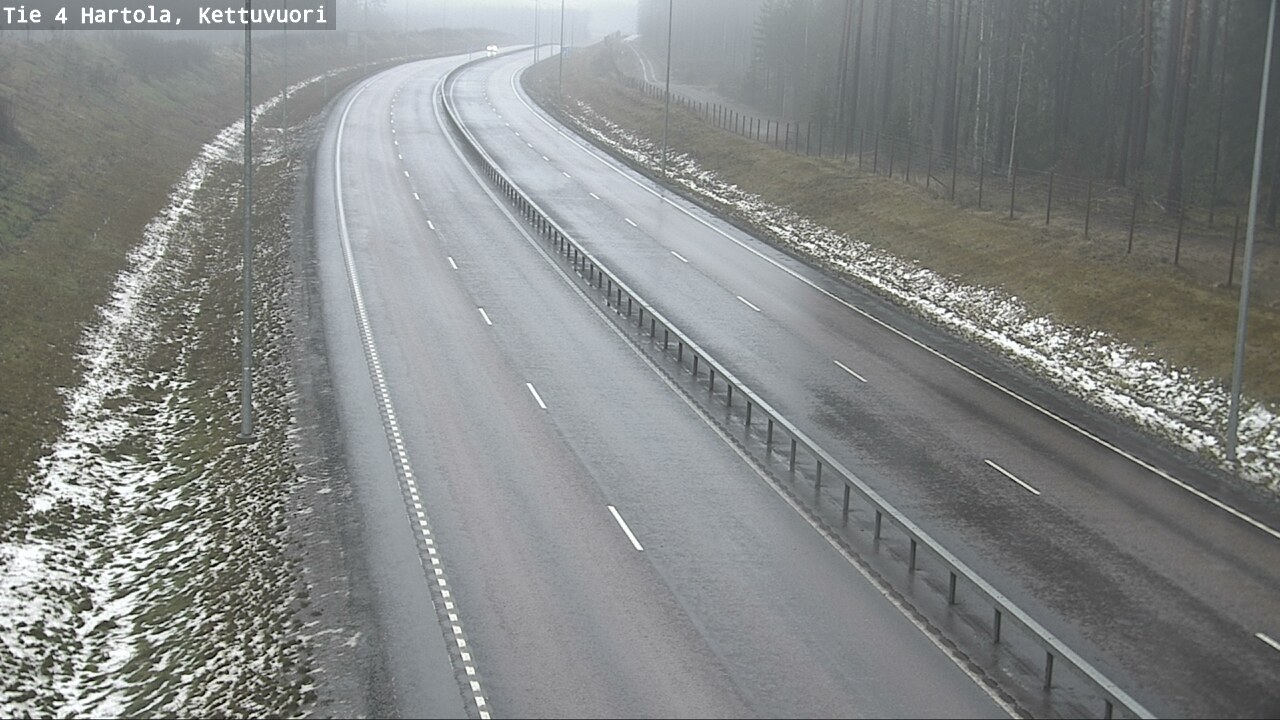Weather Camera Image Väg 4 Hartola, Kettuvuori, Hartola, Päijät-Häme