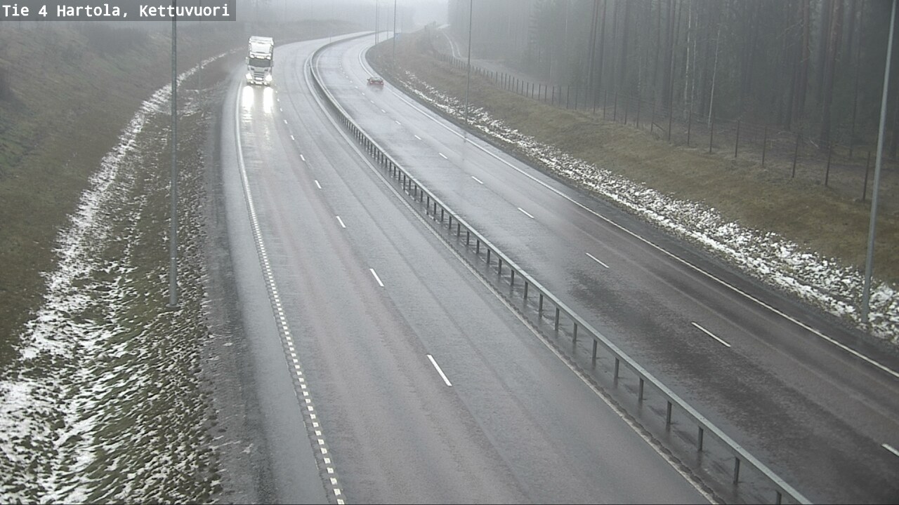 Weather Camera Image Road 4 Hartola, Kettuvuori, Hartola, Päijät-Häme