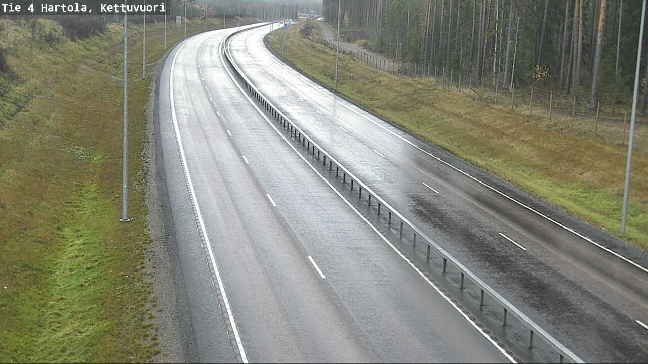 Weather Camera Image Väg 4 Hartola, Kettuvuori, Hartola, Päijät-Häme