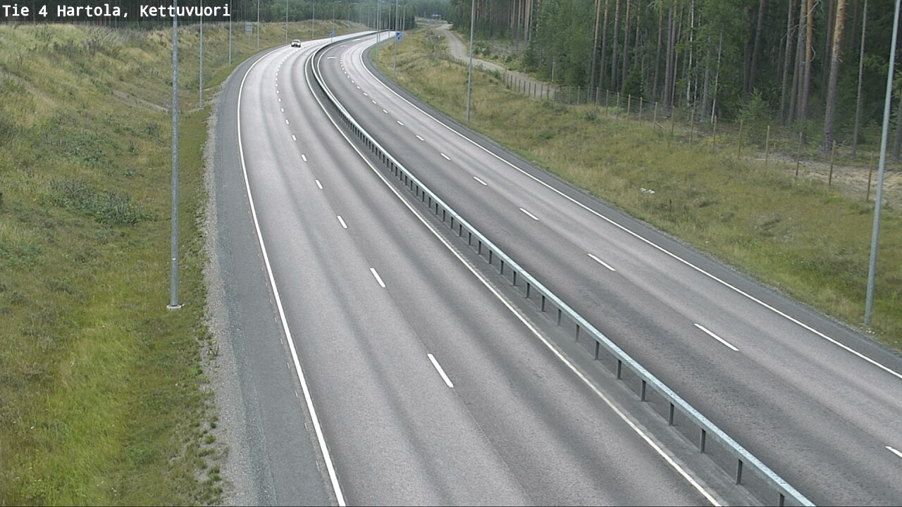 Weather Camera Image Road 4 Hartola, Kettuvuori, Hartola, Päijät-Häme