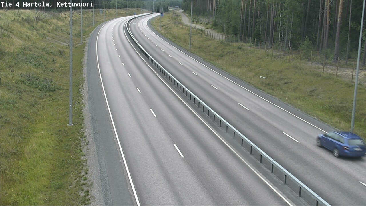 Weather Camera Image Road 4 Hartola, Kettuvuori, Hartola, Päijät-Häme