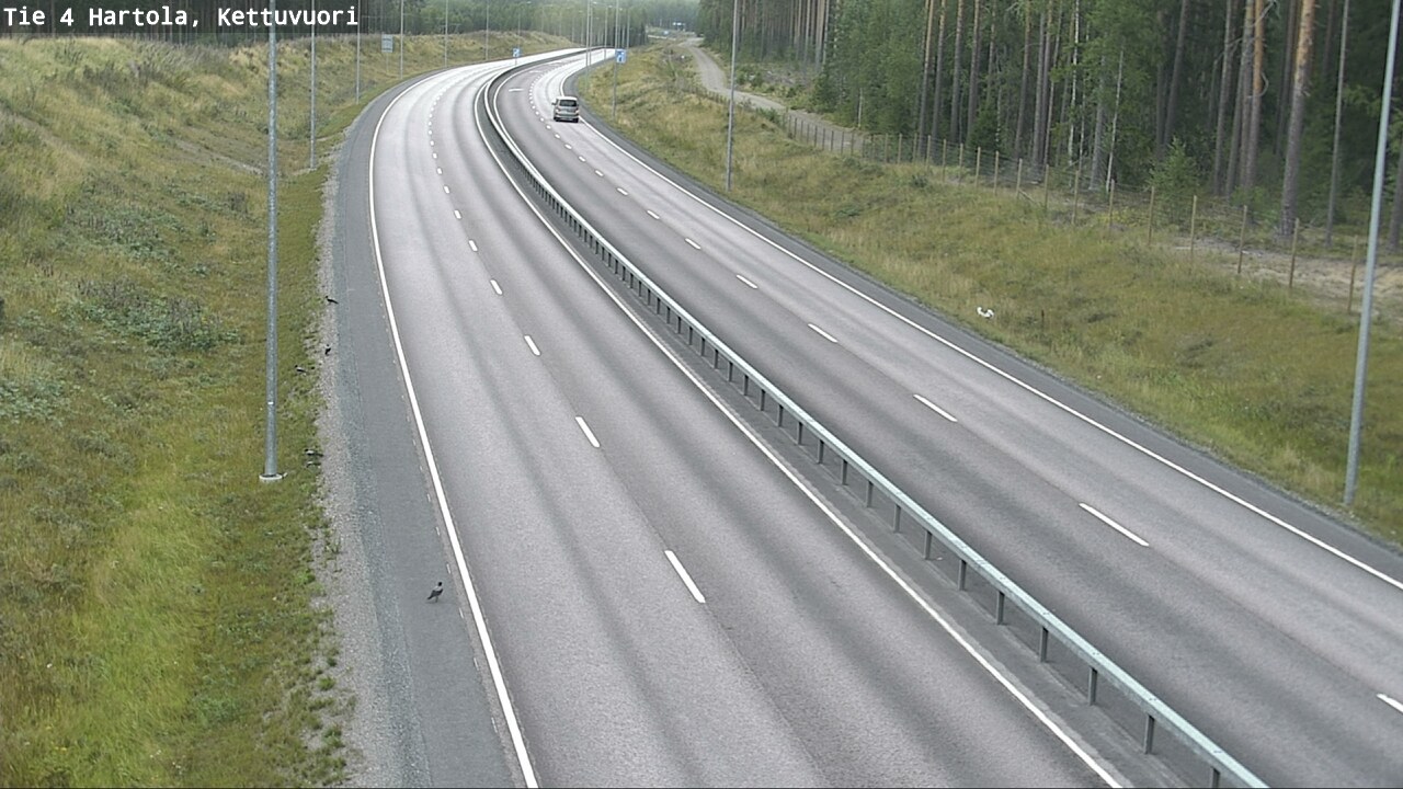 Weather Camera Image Road 4 Hartola, Kettuvuori, Hartola, Päijät-Häme