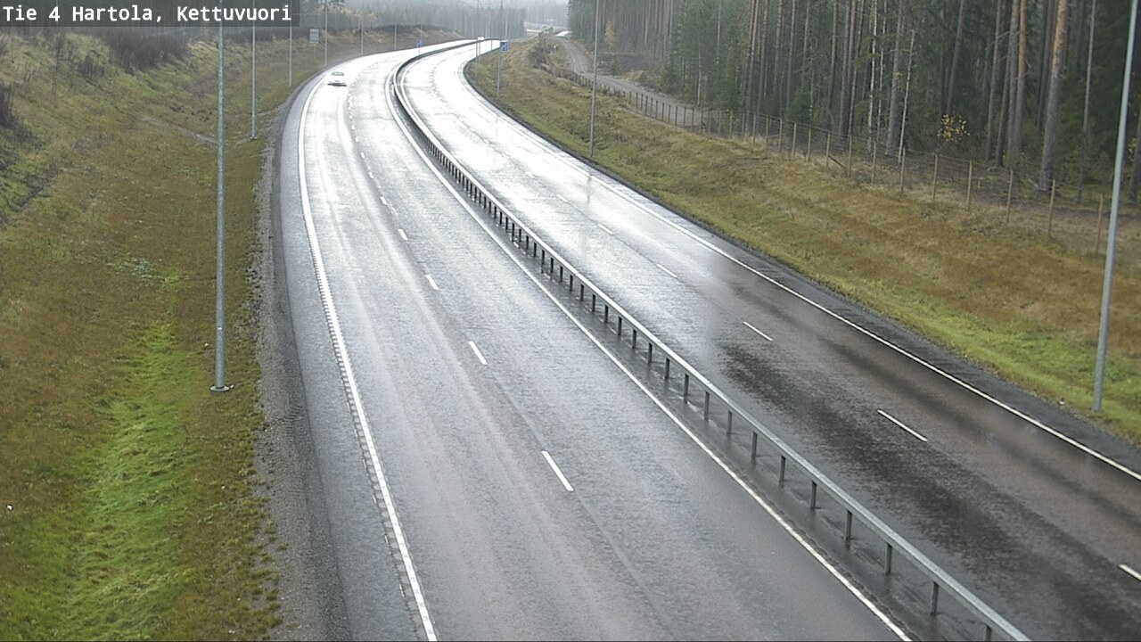 Weather Camera Image Väg 4 Hartola, Kettuvuori, Hartola, Päijät-Häme