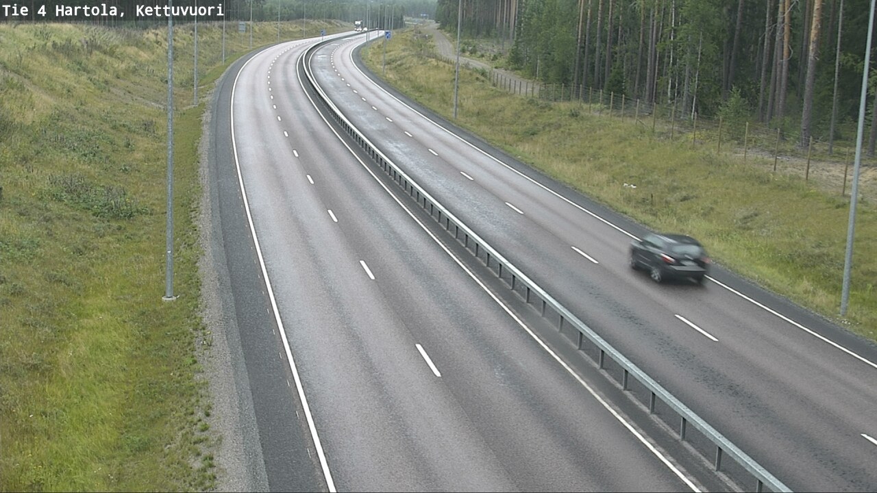 Weather Camera Image Road 4 Hartola, Kettuvuori, Hartola, Päijät-Häme