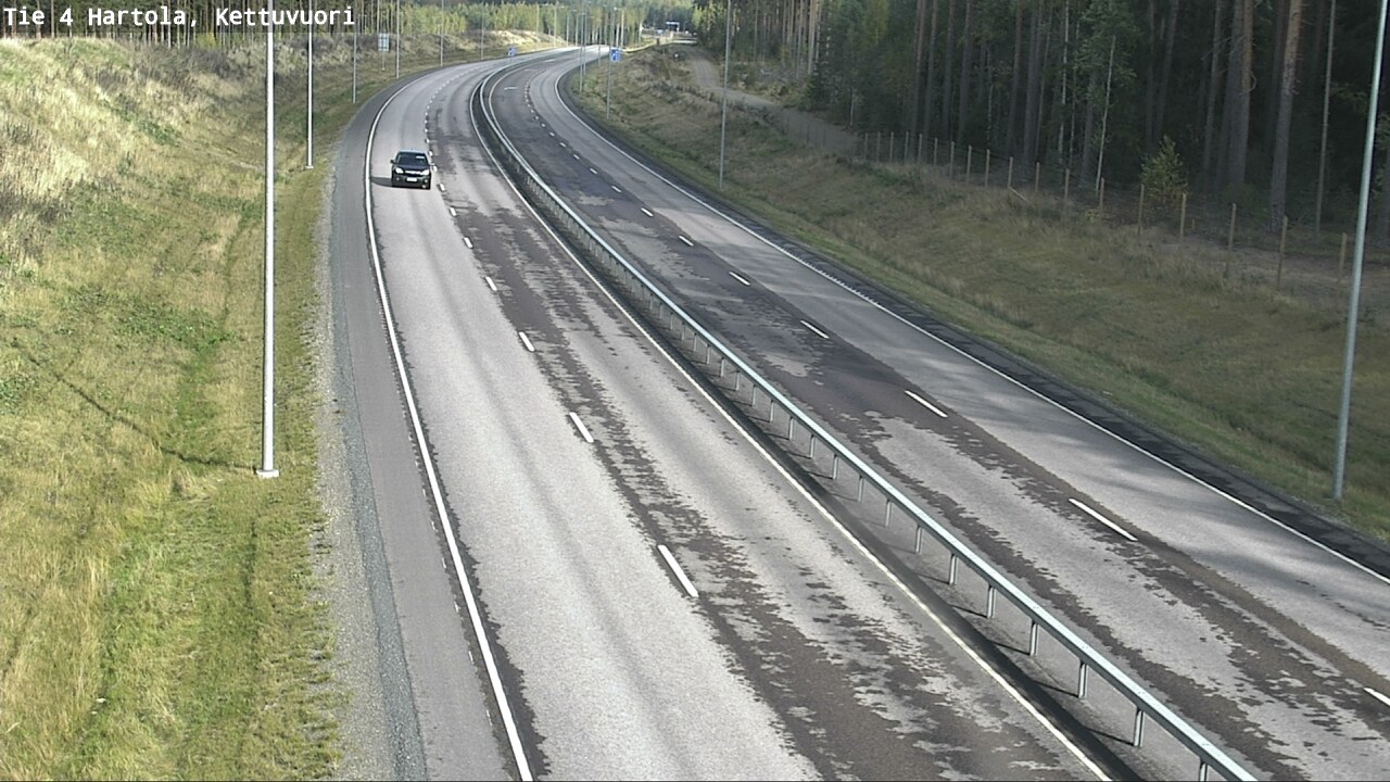 Weather Camera Image Road 4 Hartola, Kettuvuori, Hartola, Päijät-Häme