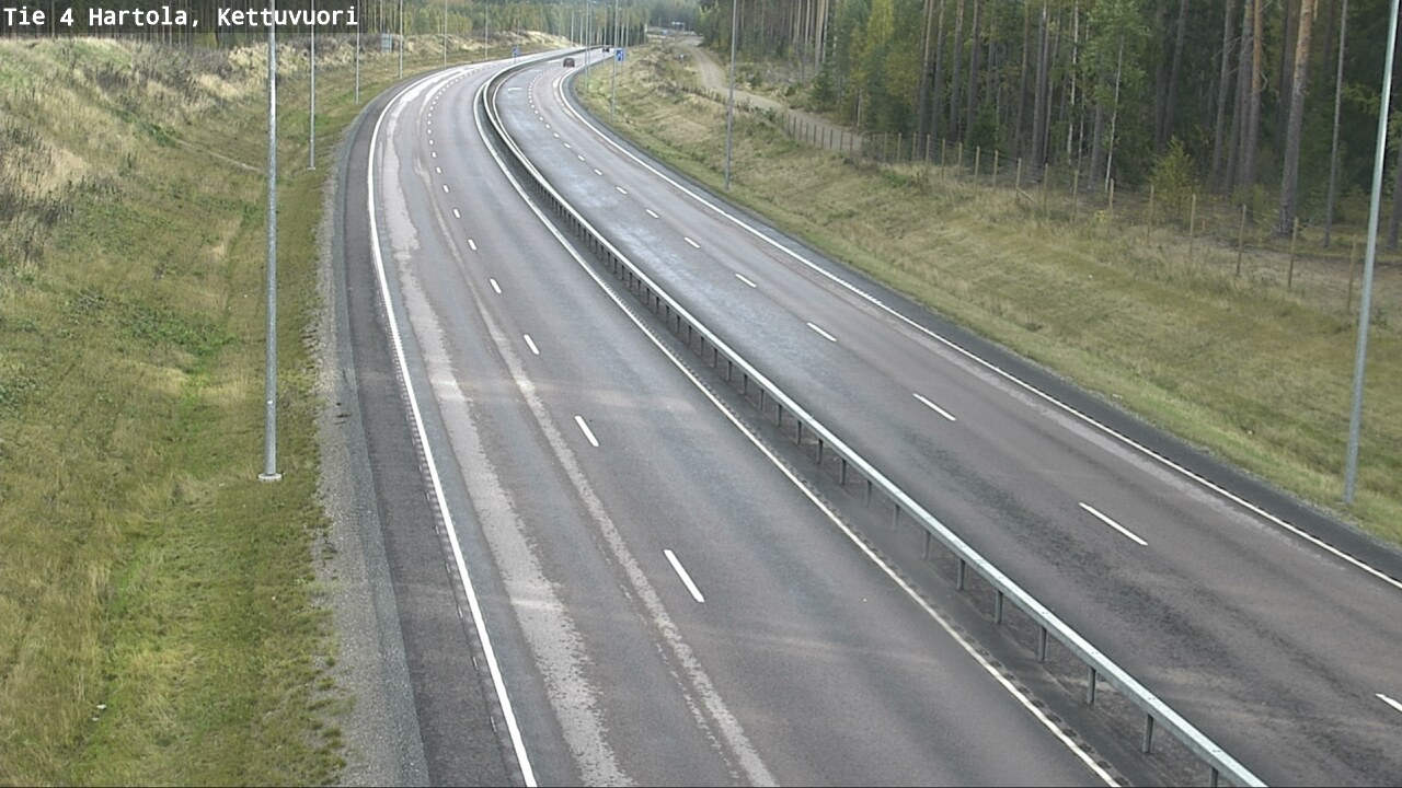 Weather Camera Image Road 4 Hartola, Kettuvuori, Hartola, Päijät-Häme