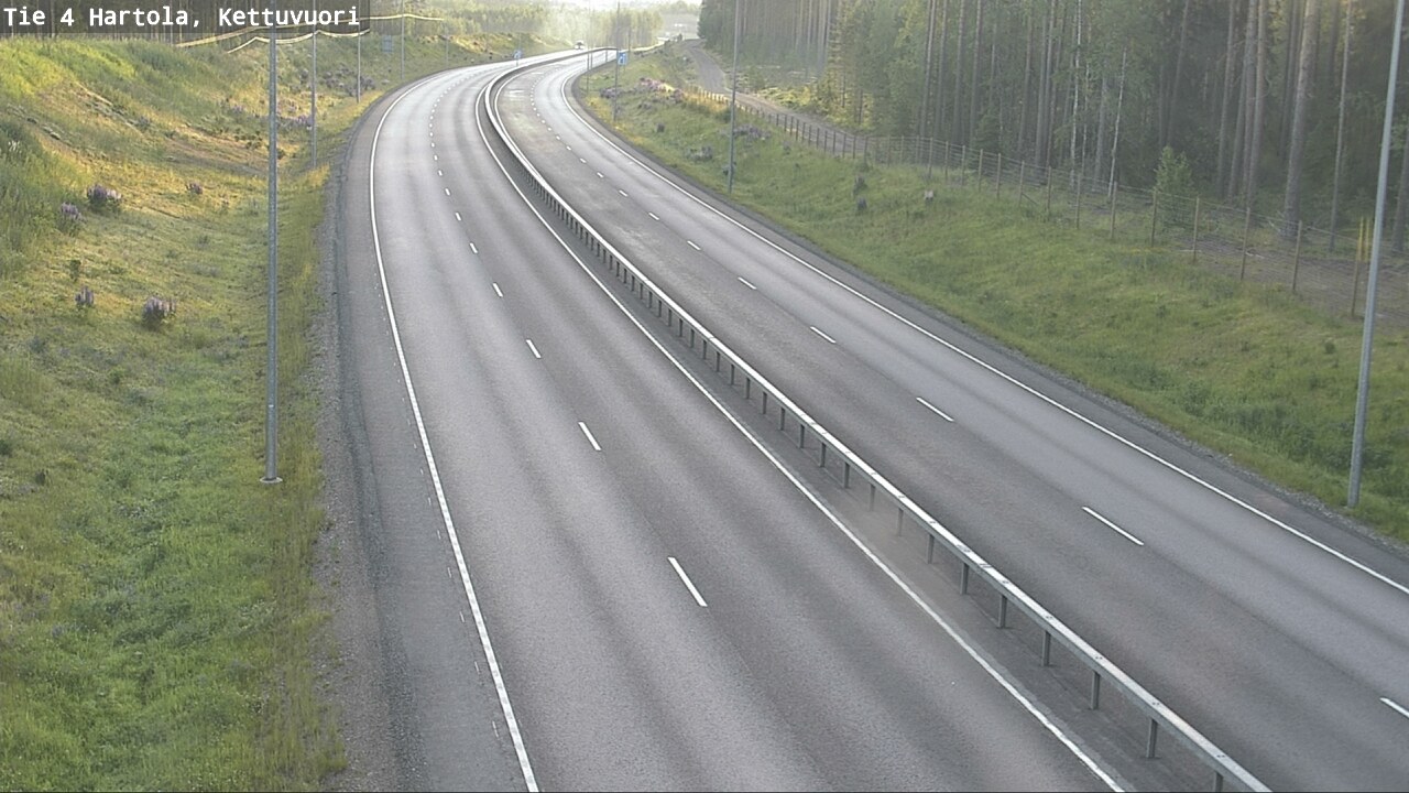Weather Camera Image Road 4 Hartola, Kettuvuori, Hartola, Päijät-Häme