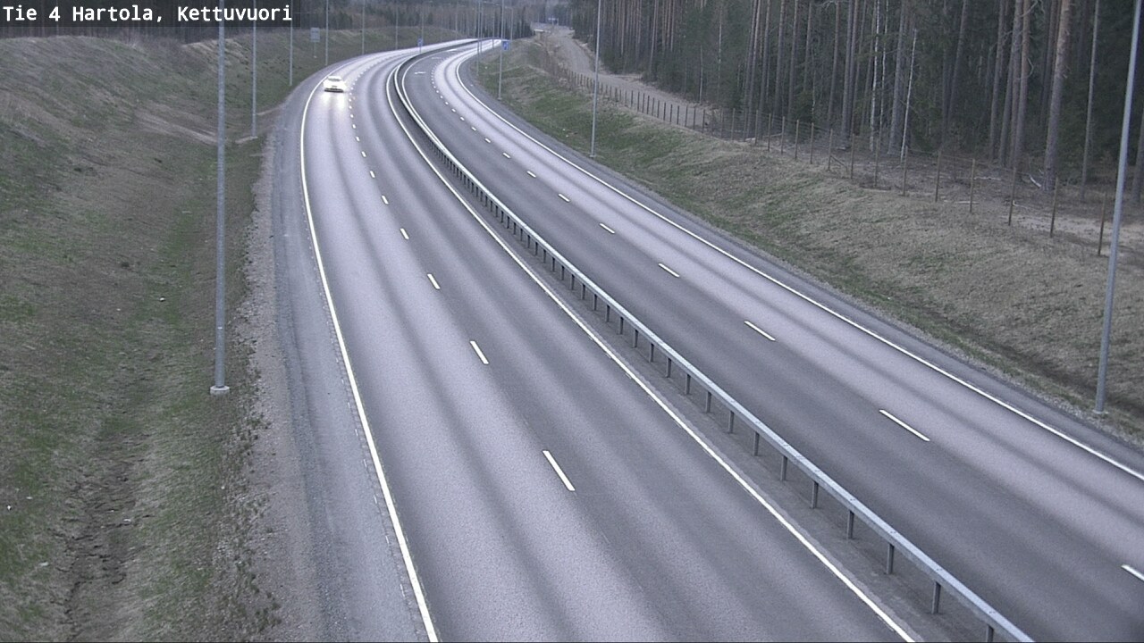 Weather Camera Image Road 4 Hartola, Kettuvuori, Hartola, Päijät-Häme