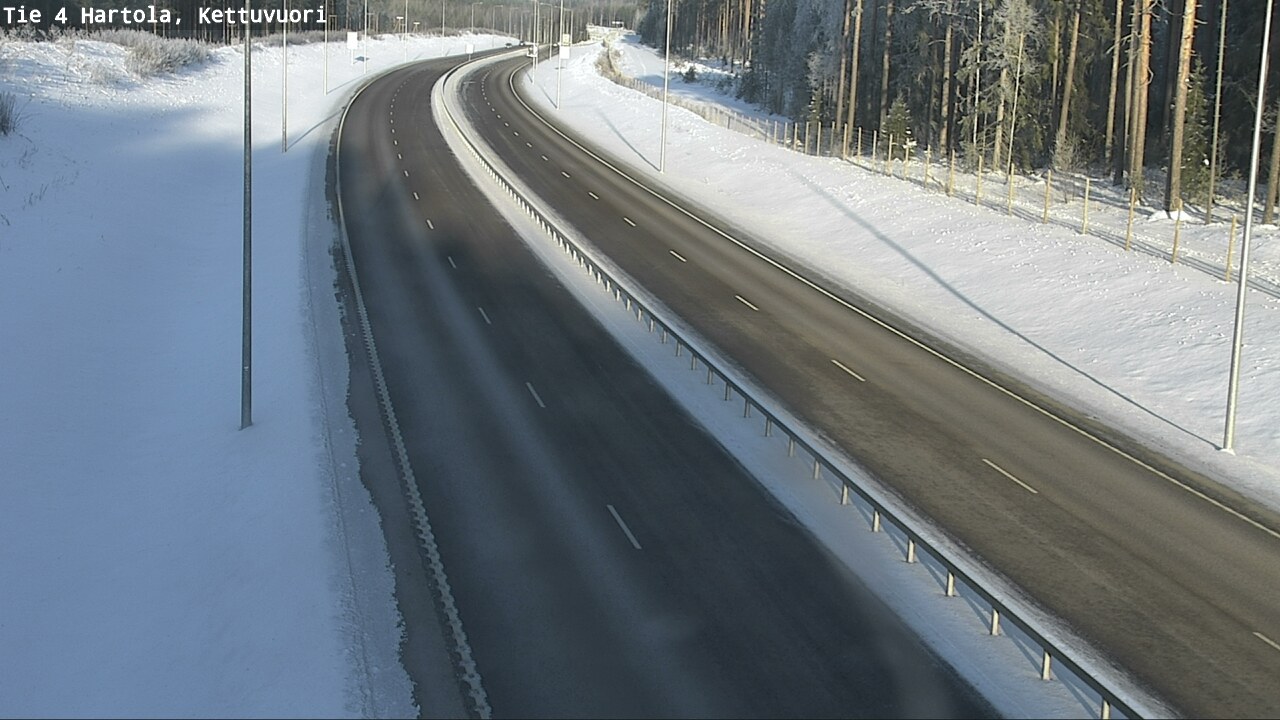 Weather Camera Image Road 4 Hartola, Kettuvuori, Hartola, Päijät-Häme