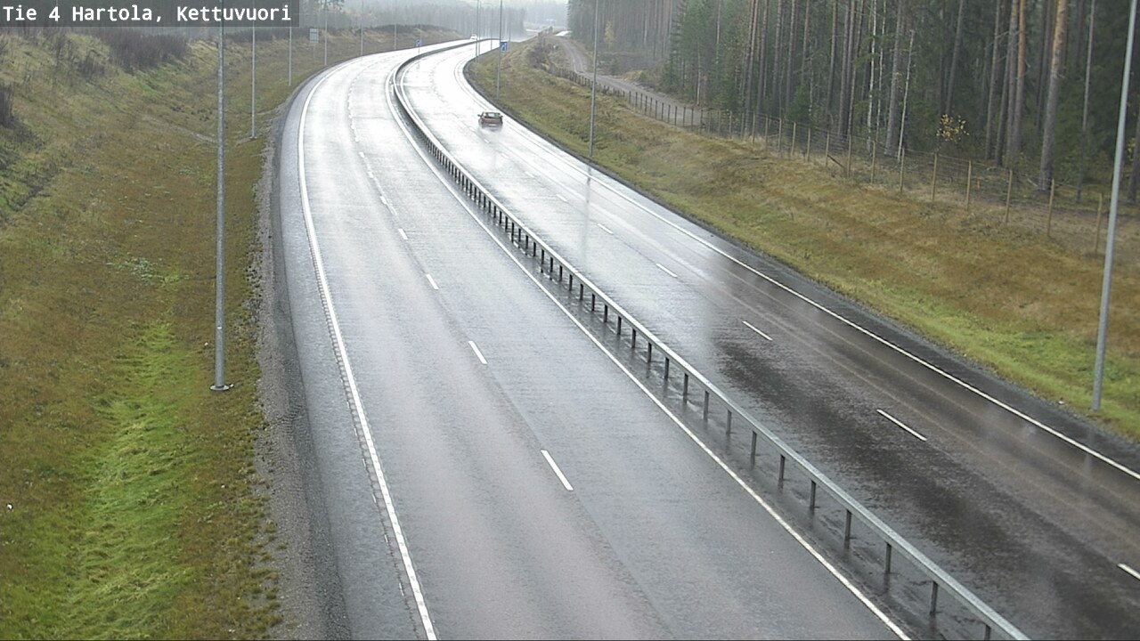 Weather Camera Image Väg 4 Hartola, Kettuvuori, Hartola, Päijät-Häme