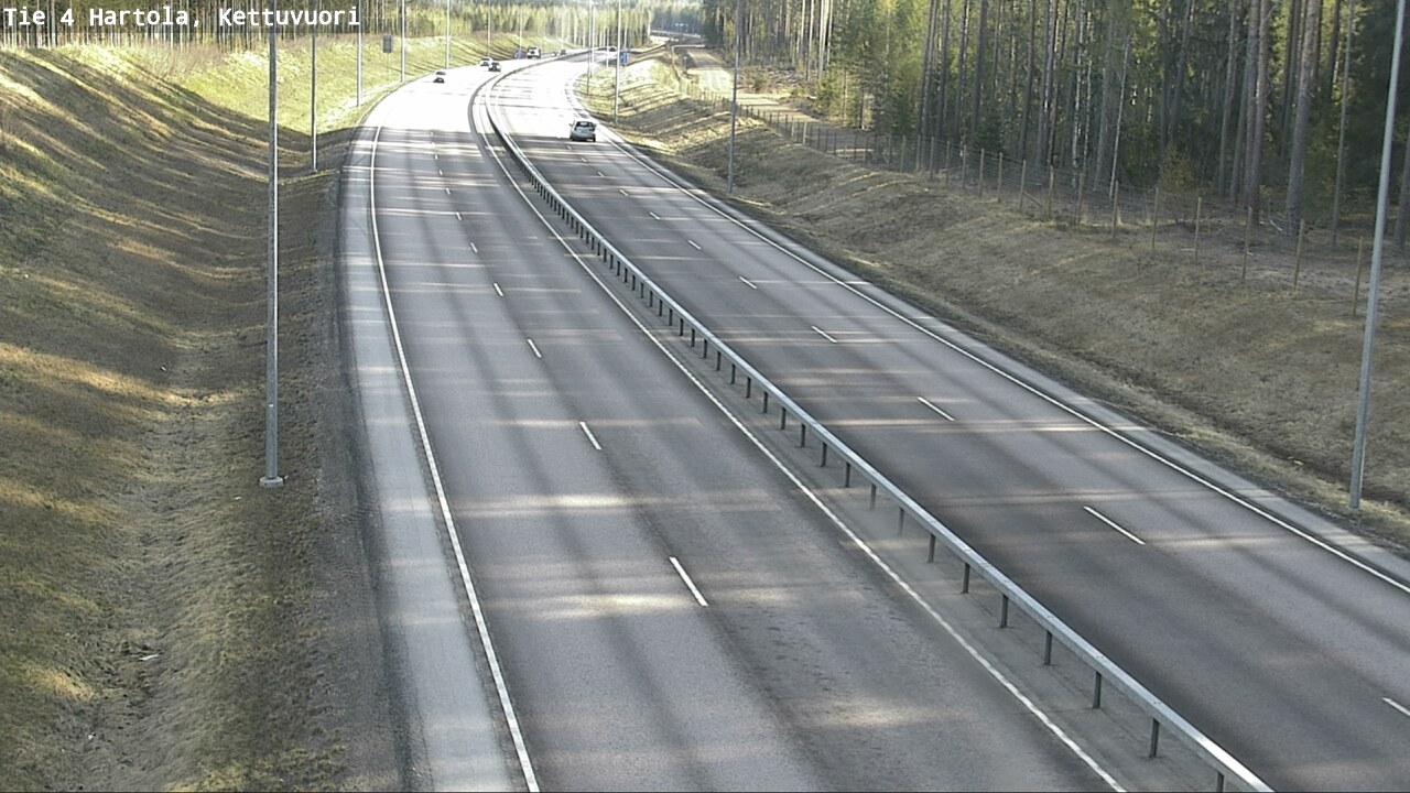 Weather Camera Image Väg 4 Hartola, Kettuvuori, Hartola, Päijät-Häme