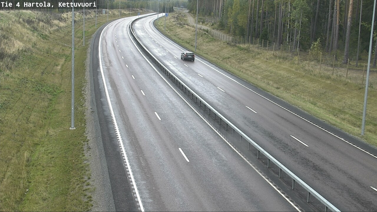 Weather Camera Image Road 4 Hartola, Kettuvuori, Hartola, Päijät-Häme