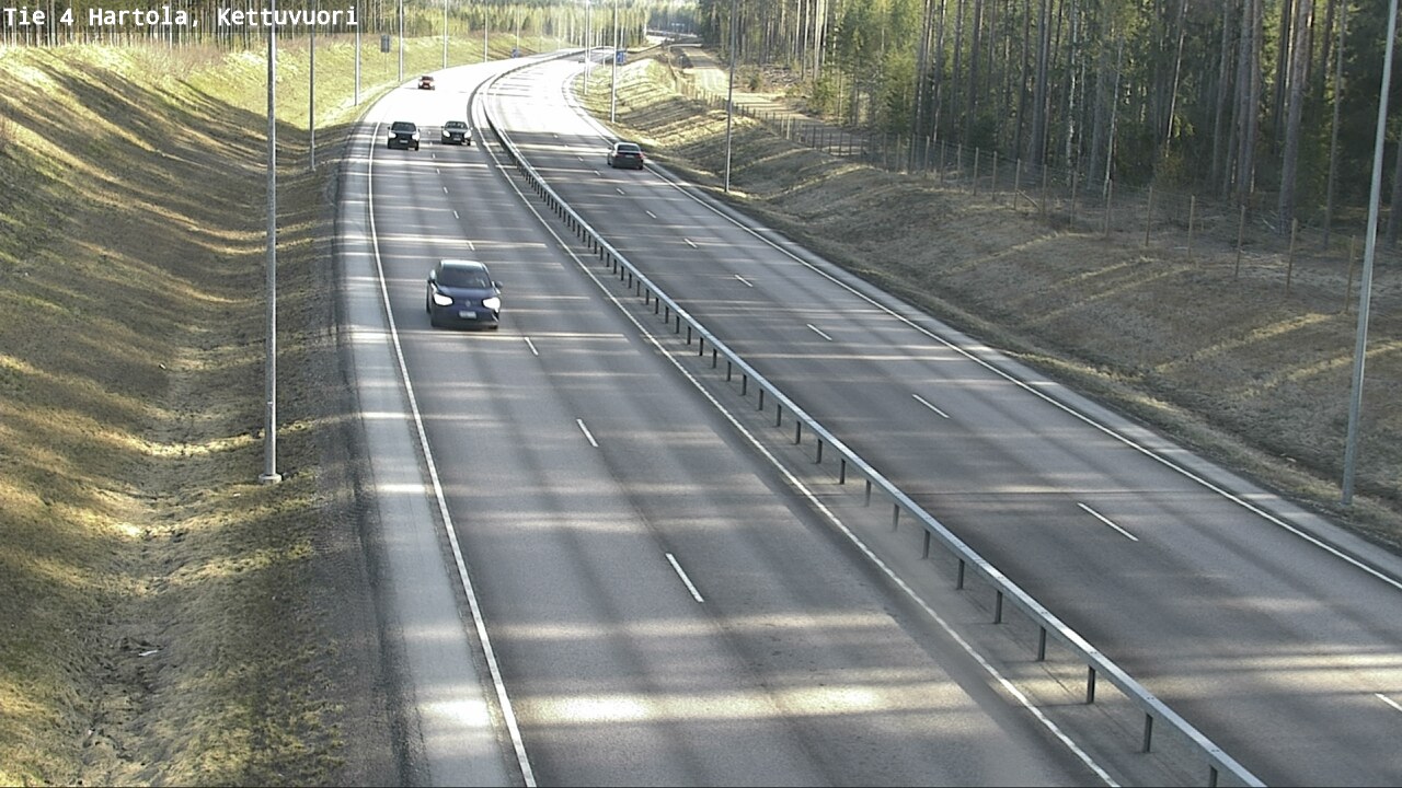 Weather Camera Image Väg 4 Hartola, Kettuvuori, Hartola, Päijät-Häme