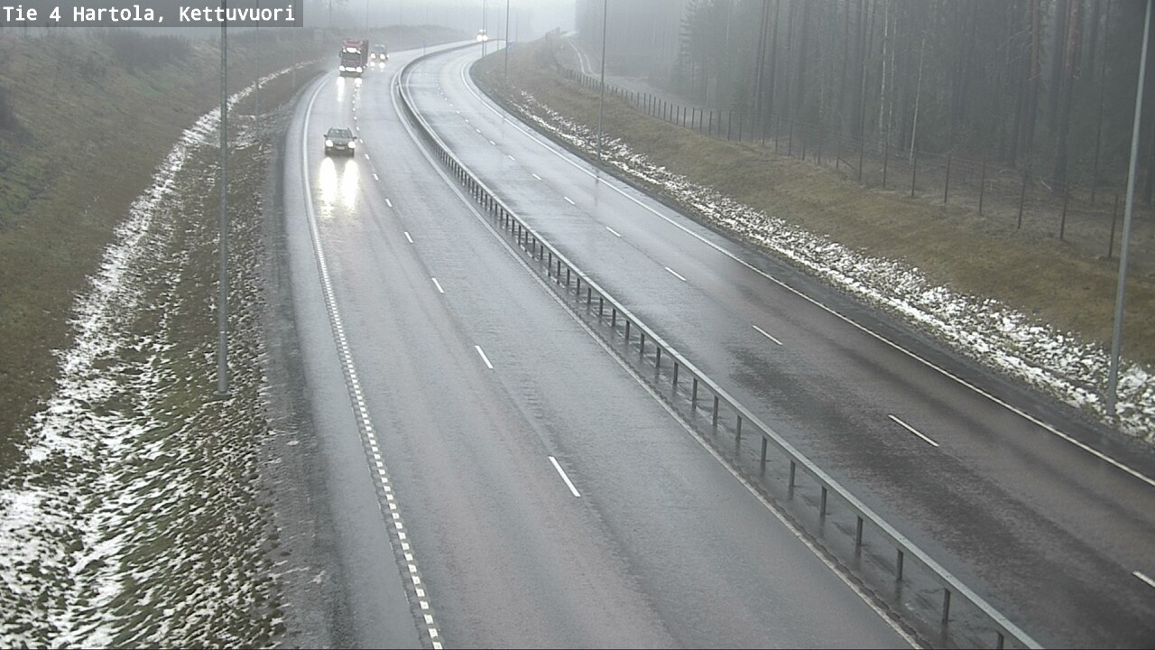 Weather Camera Image Väg 4 Hartola, Kettuvuori, Hartola, Päijät-Häme