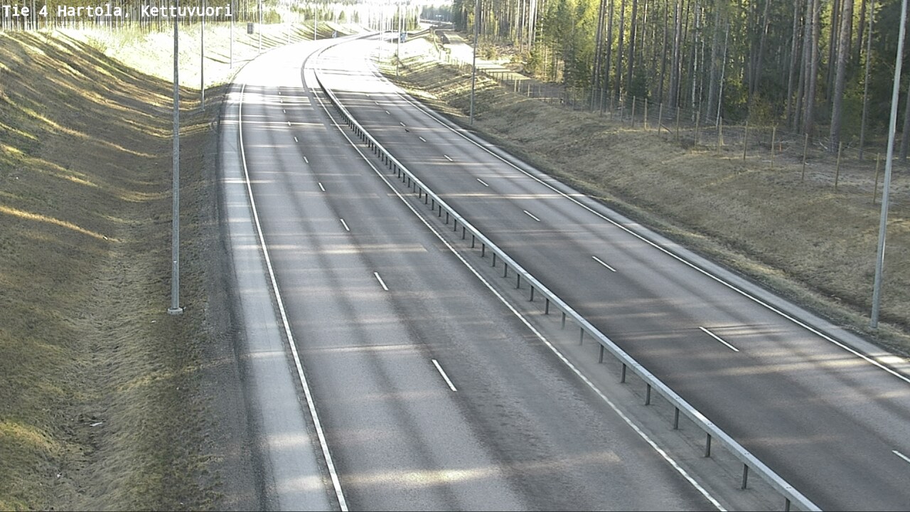 Weather Camera Image Väg 4 Hartola, Kettuvuori, Hartola, Päijät-Häme