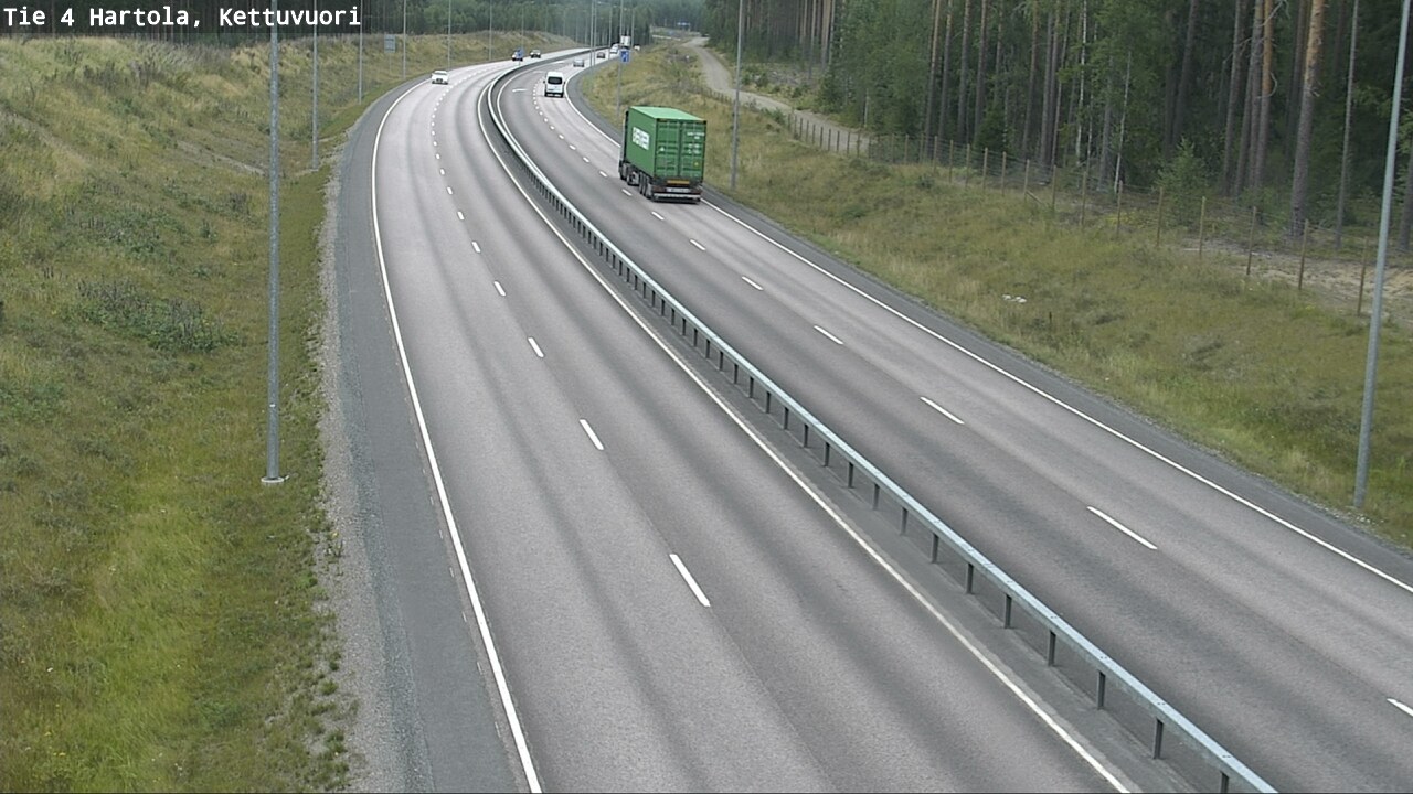 Weather Camera Image Road 4 Hartola, Kettuvuori, Hartola, Päijät-Häme