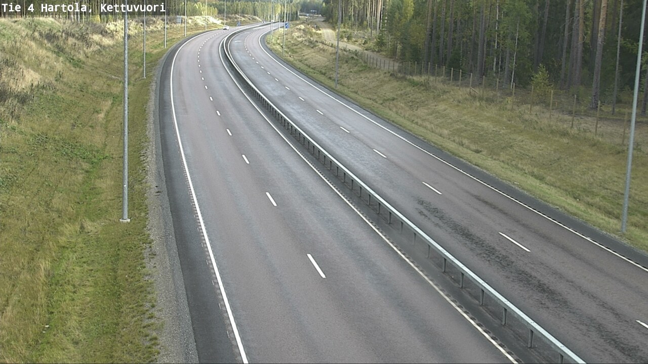 Weather Camera Image Road 4 Hartola, Kettuvuori, Hartola, Päijät-Häme
