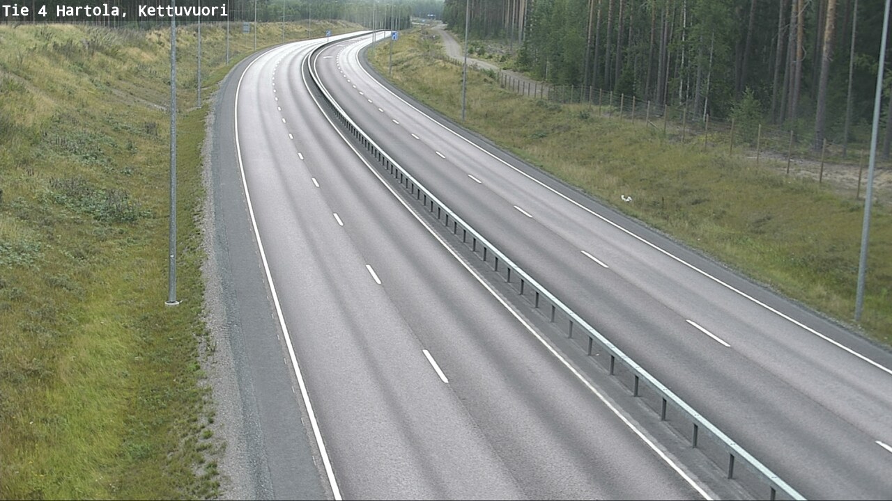 Weather Camera Image Road 4 Hartola, Kettuvuori, Hartola, Päijät-Häme