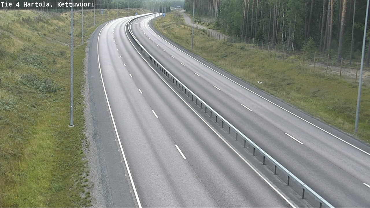 Weather Camera Image Road 4 Hartola, Kettuvuori, Hartola, Päijät-Häme