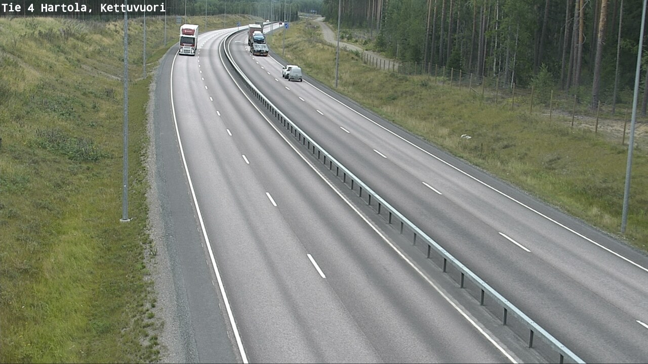 Weather Camera Image Road 4 Hartola, Kettuvuori, Hartola, Päijät-Häme