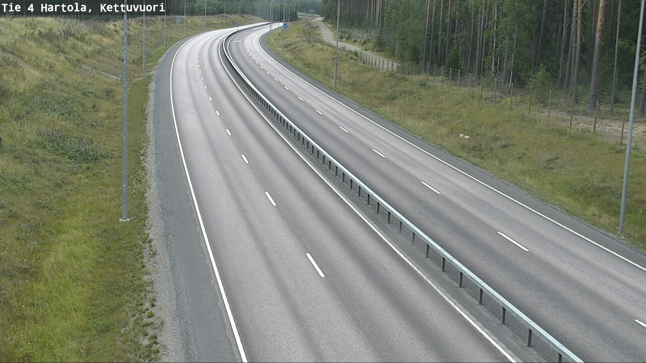 Weather Camera Image Road 4 Hartola, Kettuvuori, Hartola, Päijät-Häme