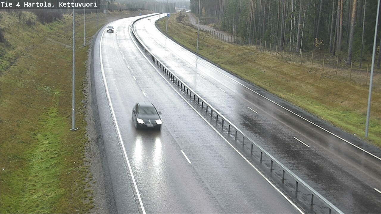 Weather Camera Image Väg 4 Hartola, Kettuvuori, Hartola, Päijät-Häme