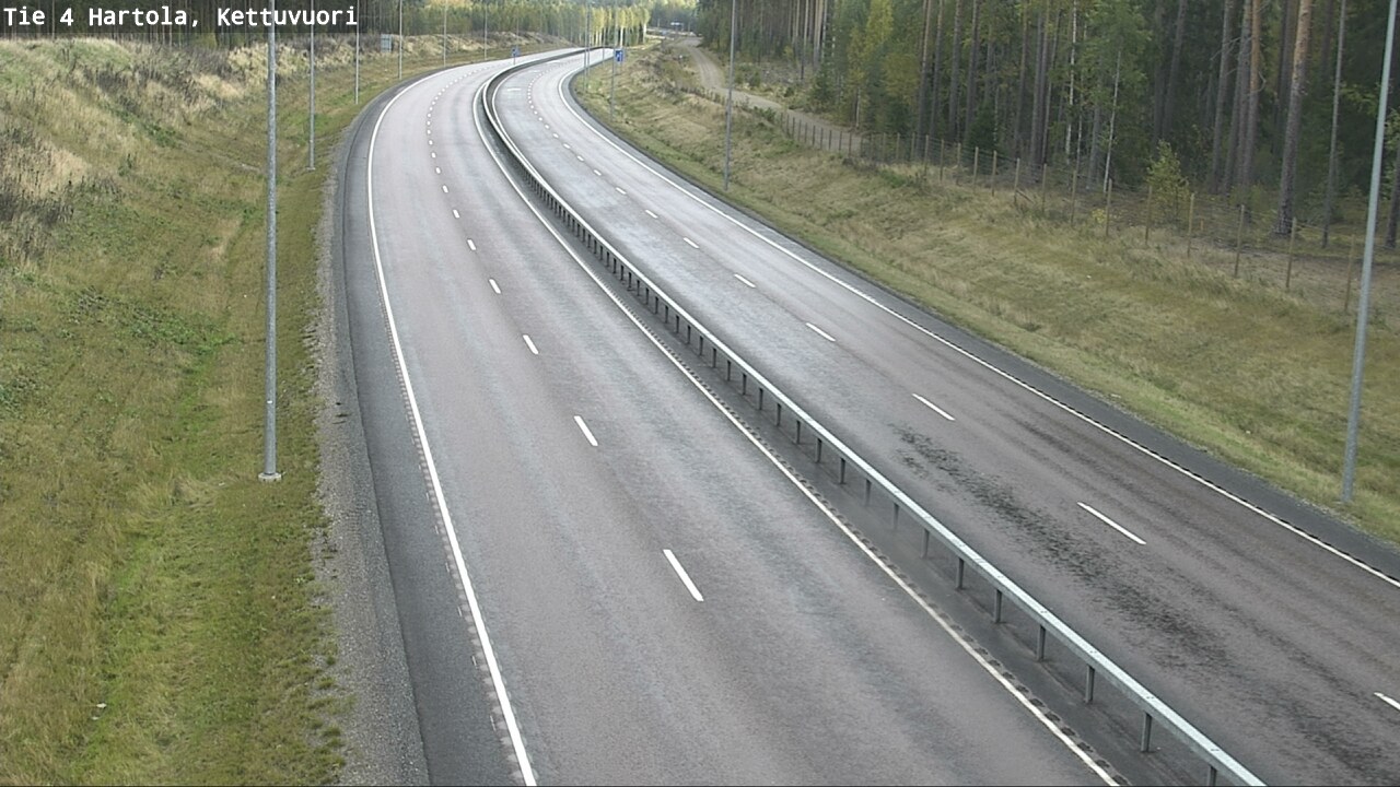 Weather Camera Image Road 4 Hartola, Kettuvuori, Hartola, Päijät-Häme
