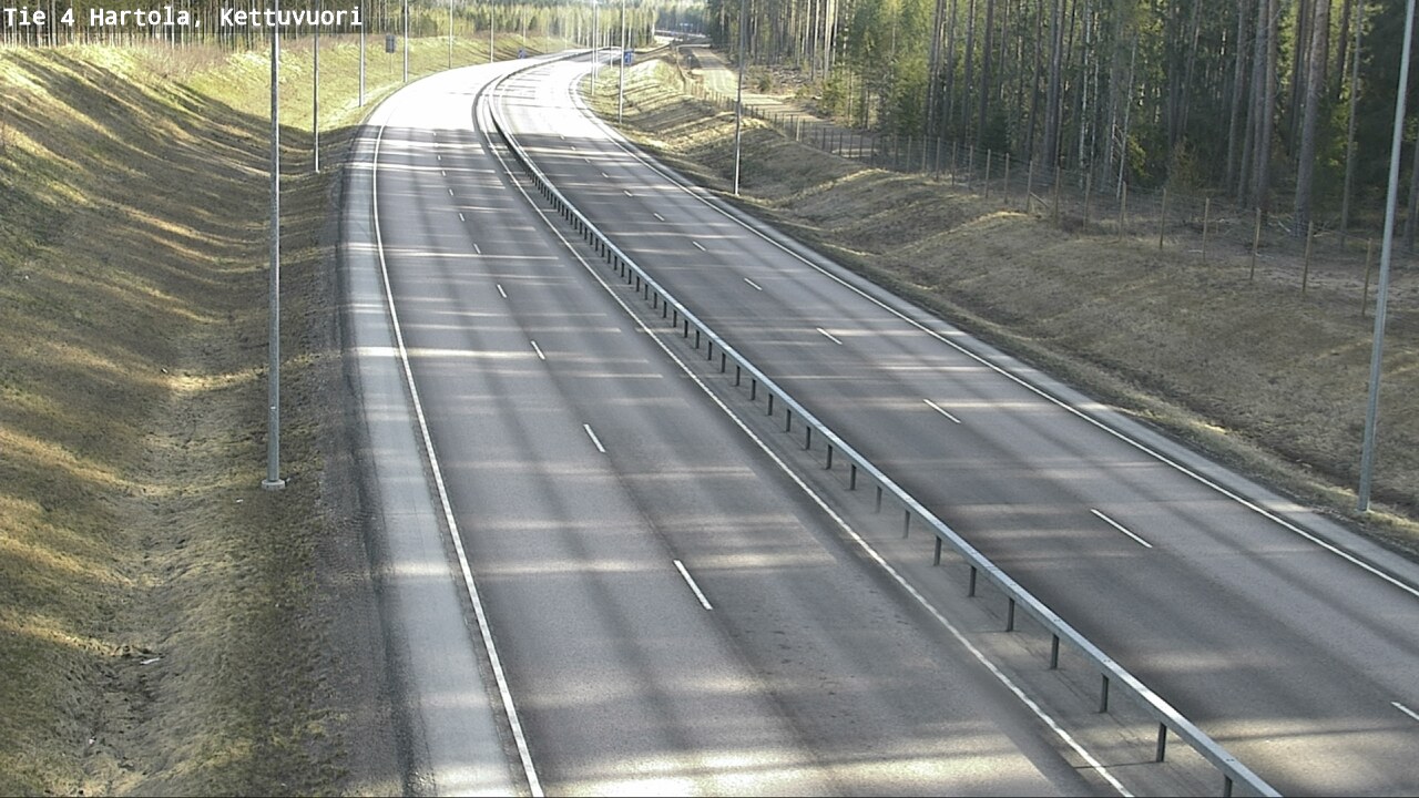 Weather Camera Image Väg 4 Hartola, Kettuvuori, Hartola, Päijät-Häme