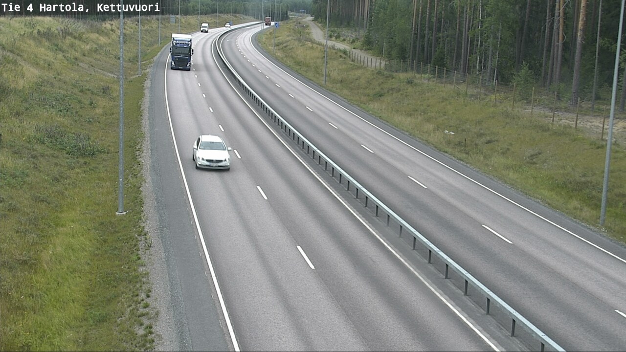 Weather Camera Image Road 4 Hartola, Kettuvuori, Hartola, Päijät-Häme