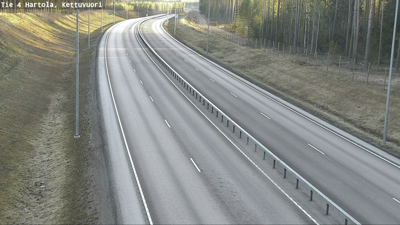 Weather Camera Image Road 4 Hartola, Kettuvuori, Hartola, Päijät-Häme
