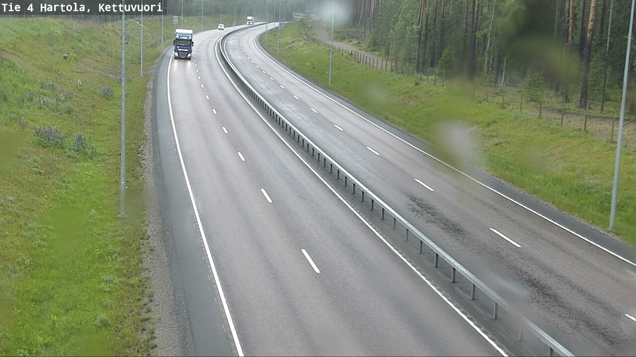 Weather Camera Image Väg 4 Hartola, Kettuvuori, Hartola, Päijät-Häme