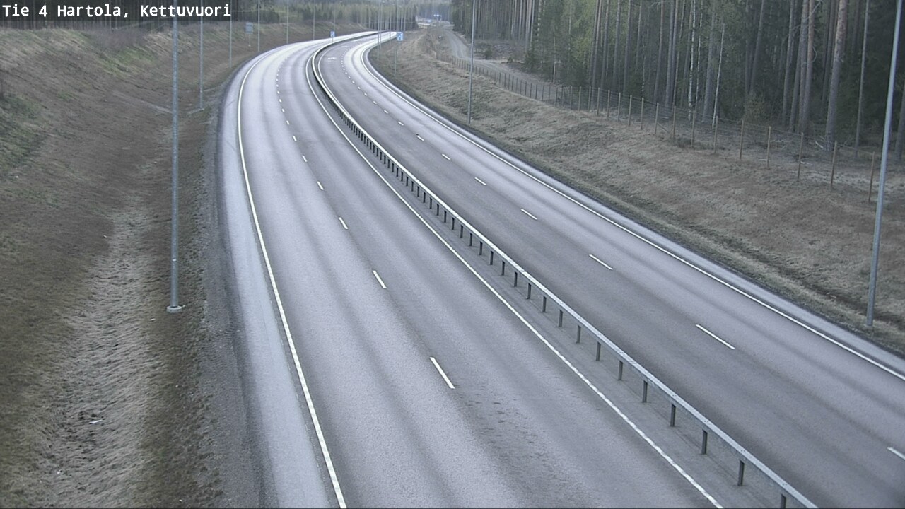 Weather Camera Image Road 4 Hartola, Kettuvuori, Hartola, Päijät-Häme