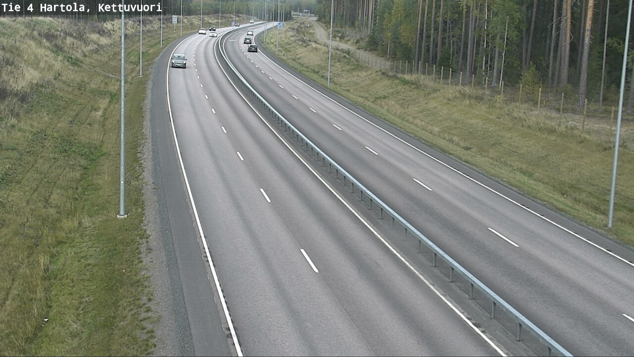 Weather Camera Image Road 4 Hartola, Kettuvuori, Hartola, Päijät-Häme