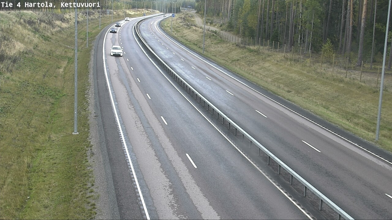 Weather Camera Image Road 4 Hartola, Kettuvuori, Hartola, Päijät-Häme