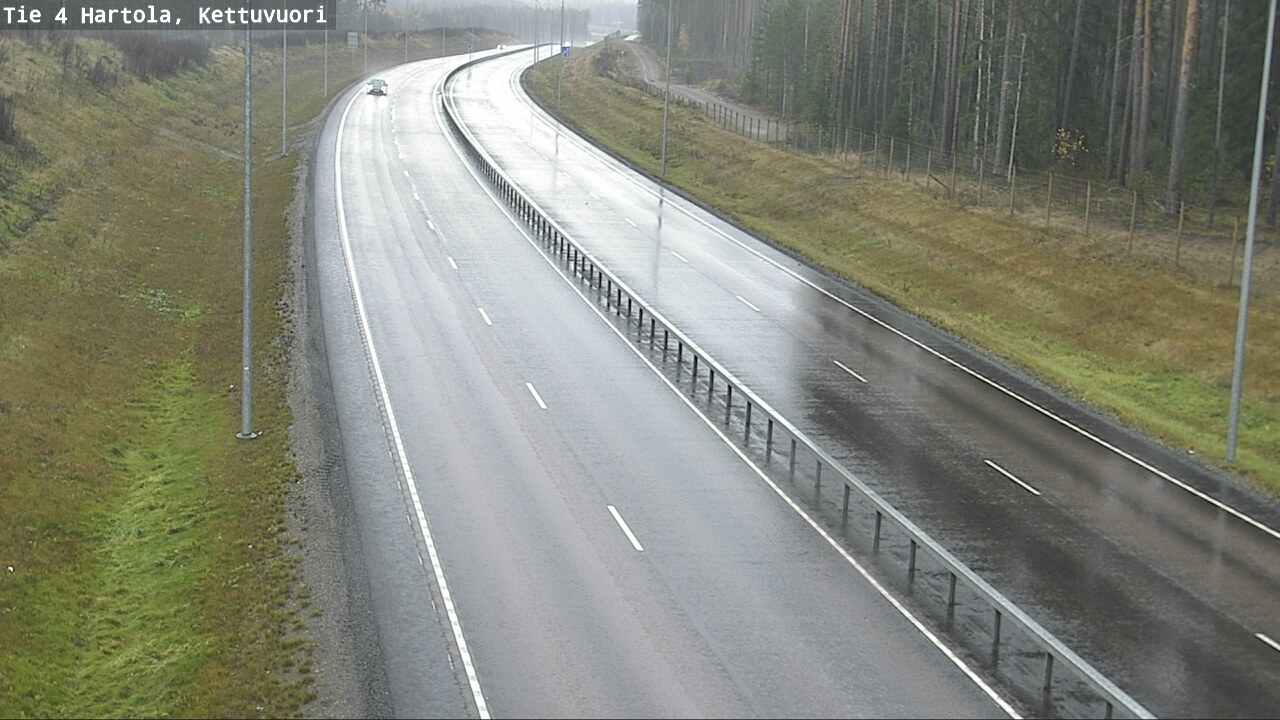 Weather Camera Image Väg 4 Hartola, Kettuvuori, Hartola, Päijät-Häme