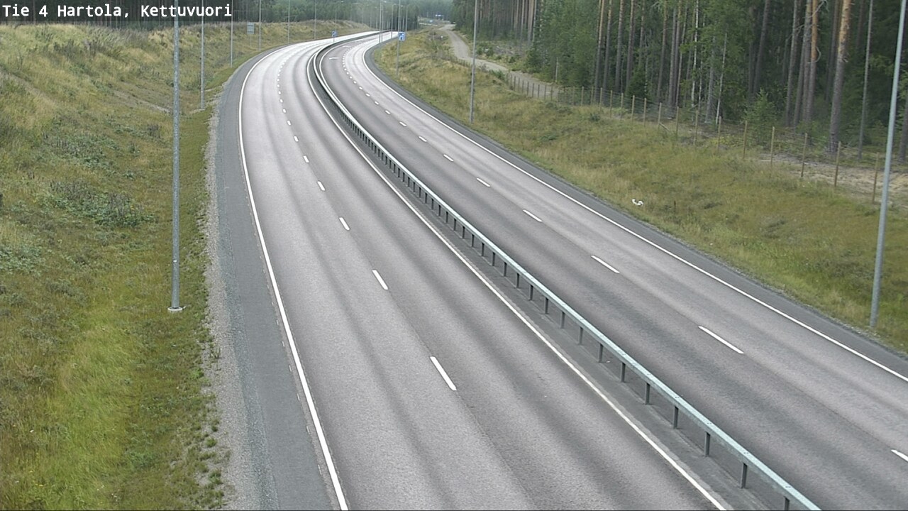 Weather Camera Image Road 4 Hartola, Kettuvuori, Hartola, Päijät-Häme