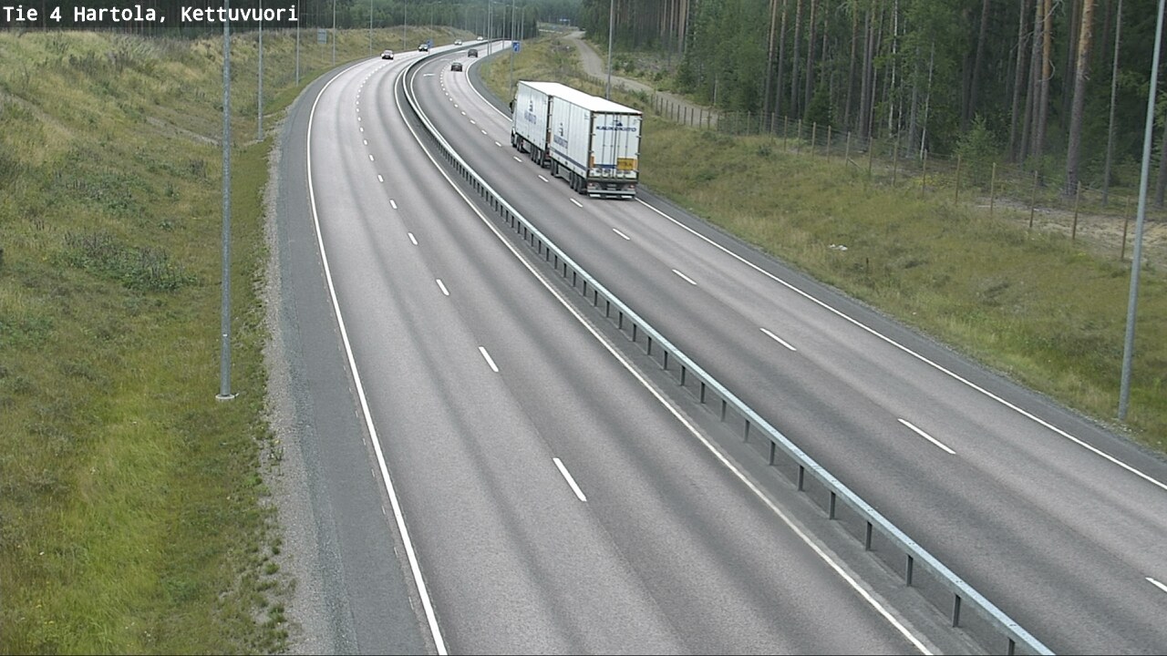 Weather Camera Image Road 4 Hartola, Kettuvuori, Hartola, Päijät-Häme