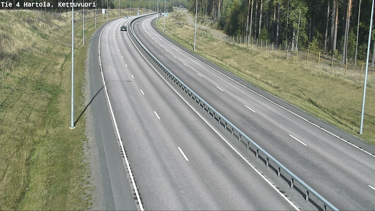 Weather Camera Image Road 4 Hartola, Kettuvuori, Hartola, Päijät-Häme