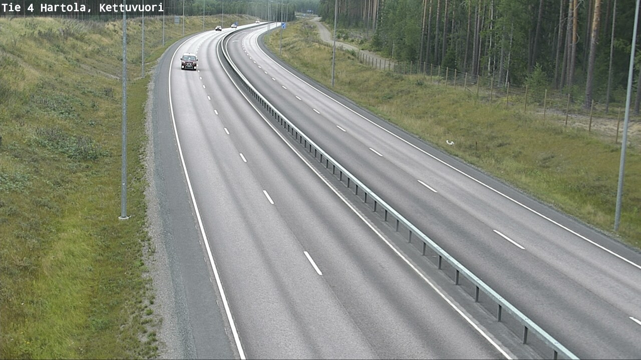 Weather Camera Image Road 4 Hartola, Kettuvuori, Hartola, Päijät-Häme