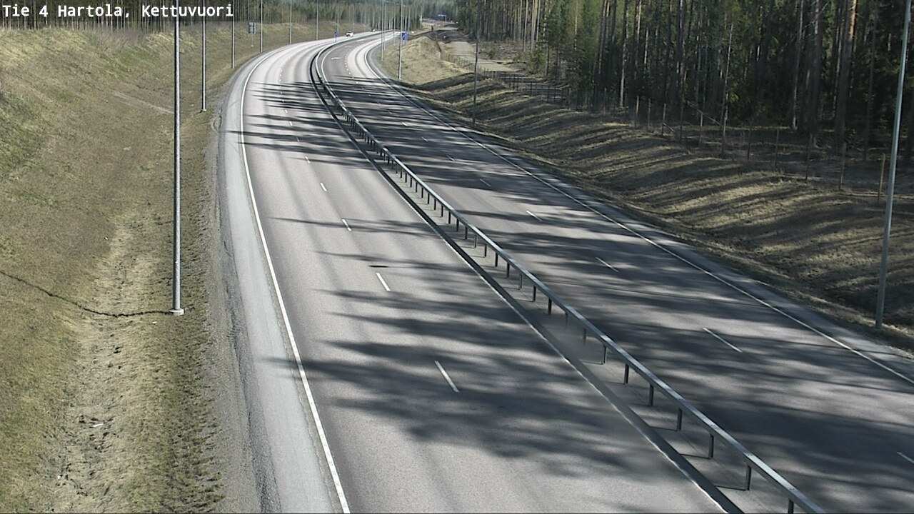 Weather Camera Image Road 4 Hartola, Kettuvuori, Hartola, Päijät-Häme
